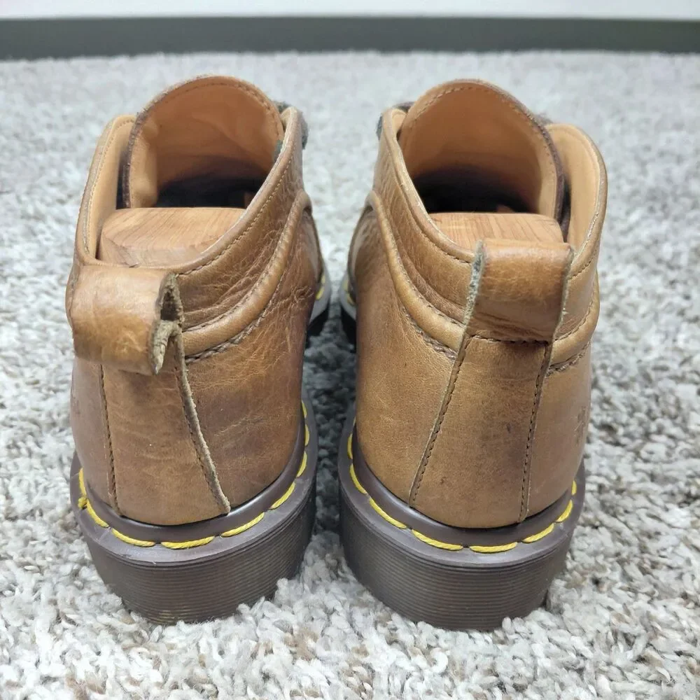 Doc Dr Martens 8074 Boots Unisex UK 6 US M 7 W 8 Brown Leather Made In England
